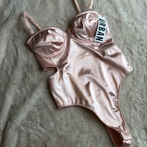 NWT Out From Under UO Pink Bodysuit